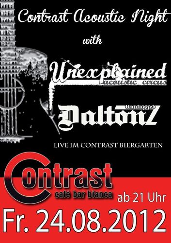 Unexplained Acoustic Circus, Daltonz Acoustic @ CONTRAST - Cafe Bar Bianca