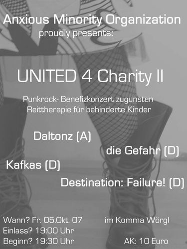 Die Gefahr, Kafkas, Destination: Failure! @ VZ Komma Wörgl