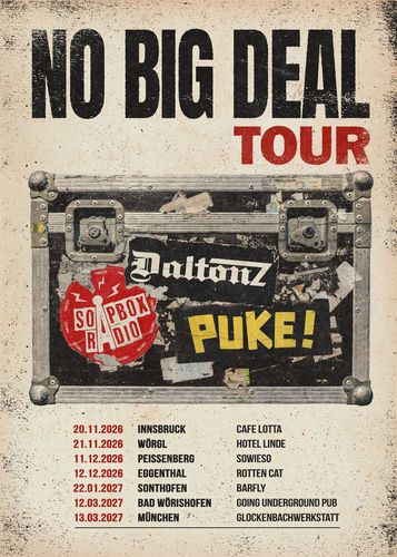 20. 11. 2026 | Soapbox Radio, Puke! | Cafe Lotta Innsbruck Soapbox Radio, Puke! @ Cafe Lotta Innsbruck